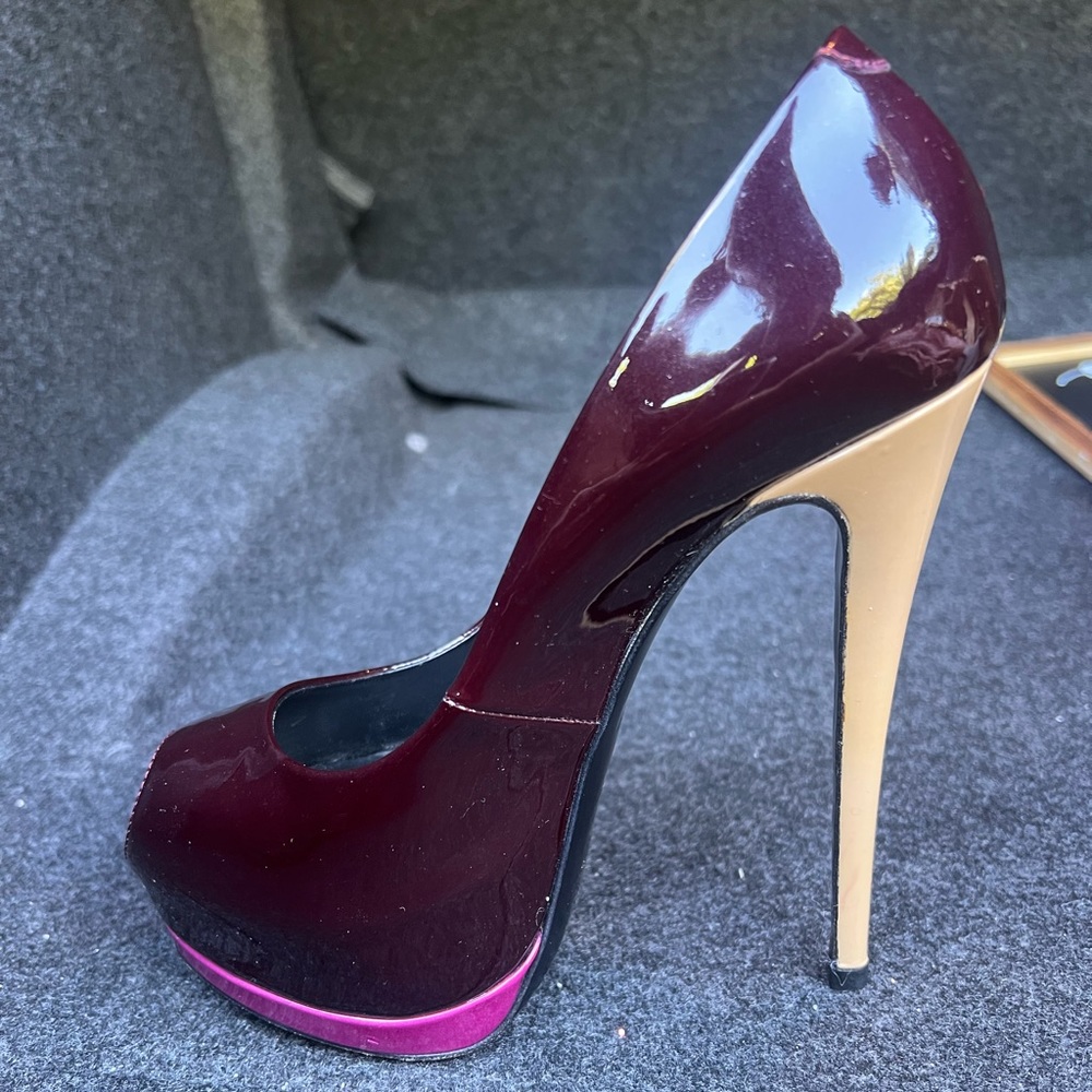 Giuseppe Zanotti Maroon Platforms